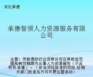 承德智领人力资源服务 专业劳务派遣，赋能企业发展新动力